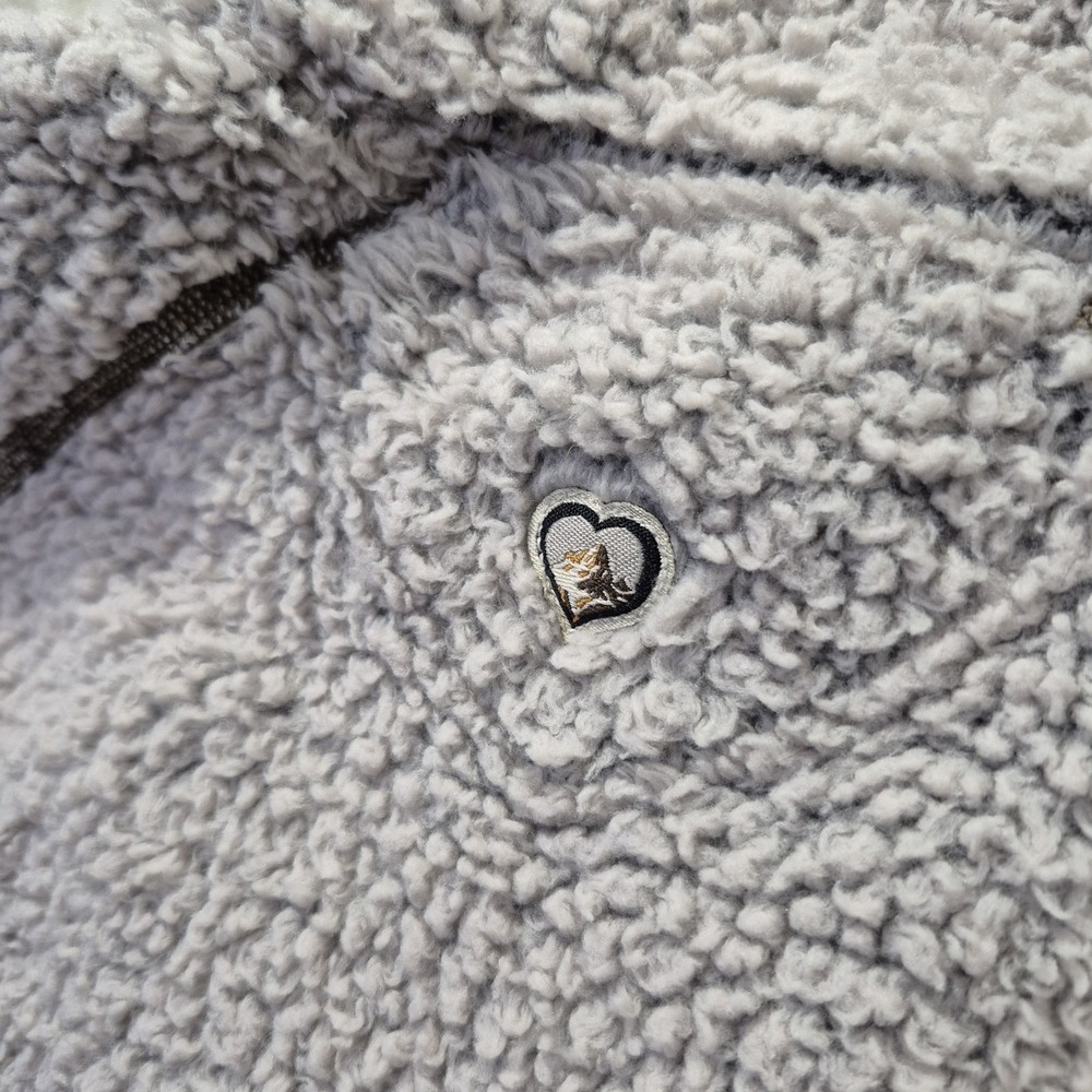 Kuhl Flight Vest Womens Small Beige Deep Pile Fleece Sherpa Full Zip Outdoor - Picture 11 of 11